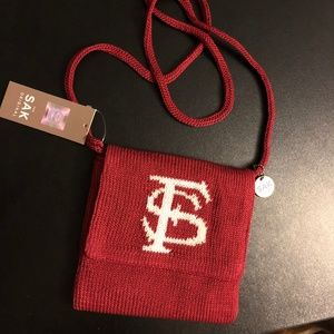 Florida State University FSU Crochet Mini Crossbody - THE SAK - NEW